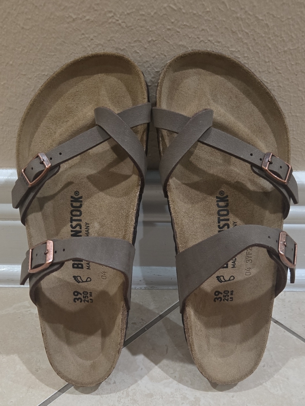 Birkenstock Mayari Sandals Brown New Without Box Women's Size 8-8.5